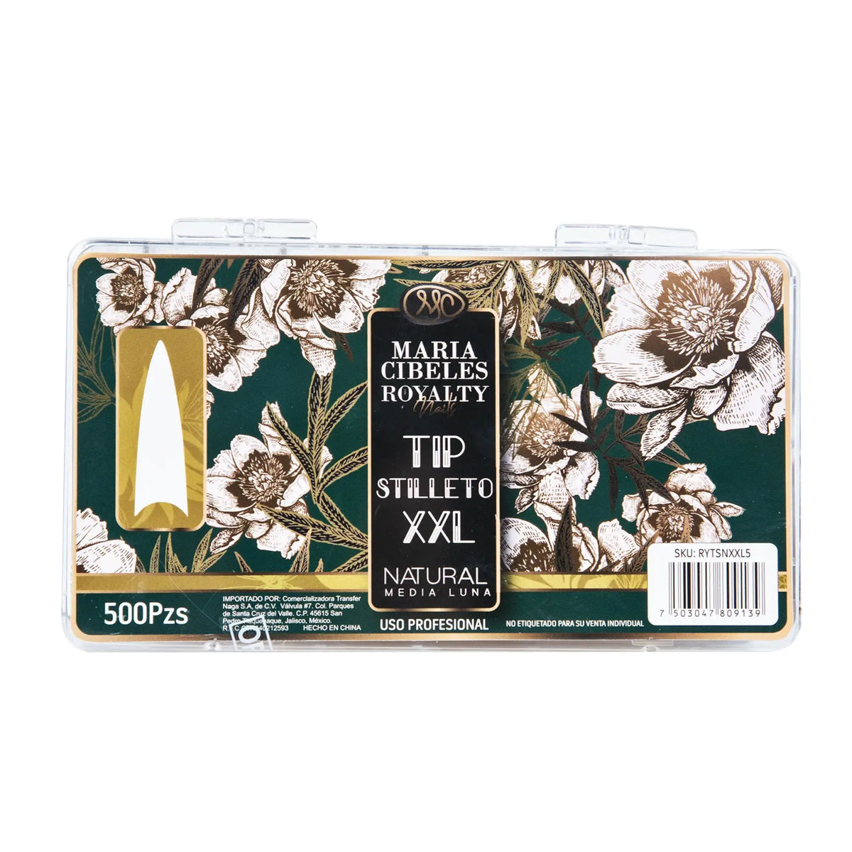 Maria Cibeles Royalty Half Moon Nail Tips 500pc Assorted Styles