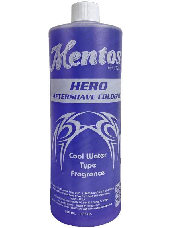 Mentos Hero After Shave Cologne Cool Water 32oz