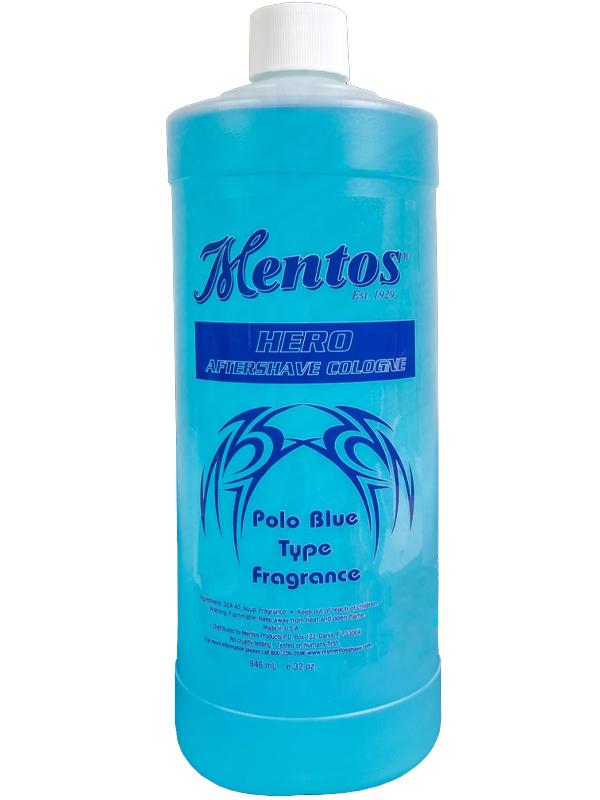 Mentos Hero After Shave Cologne Polo Blue 32oz