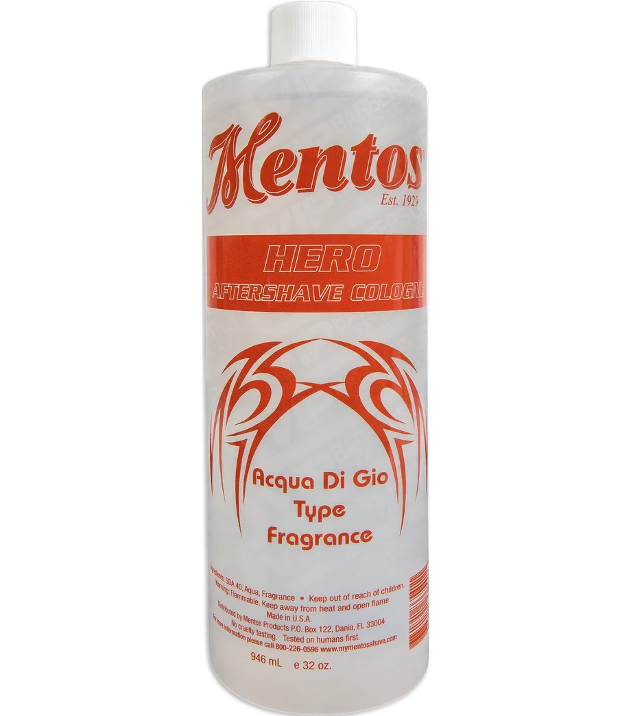 Mentos Hero After Shave Cologne Acqua Di'Gio 32oz