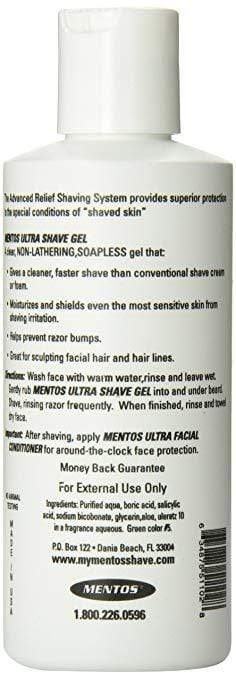 Mentos Ultra Shave Gel for Sensitive Skin