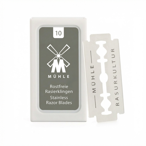 10 Muhle Stainless Steel Double Edge Razor Blades