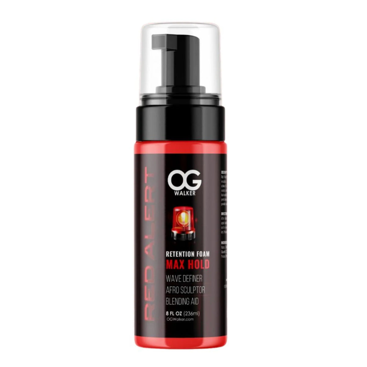 OG Walker Red Alert Retention Foam Max Hold 8oz