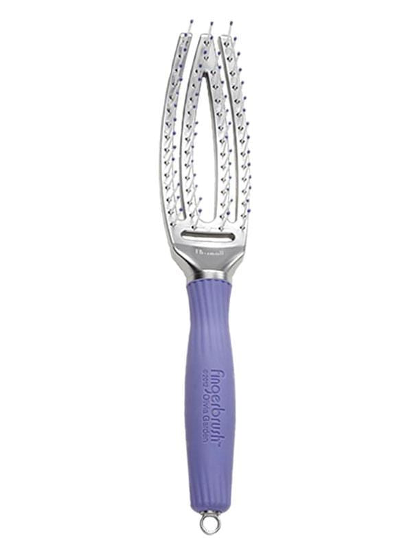 Olivia Garden Finger-brush Curved & Vented Small Ionic Bristles Brush