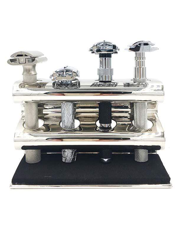Parker Deluxe Chrome Safety Razor Caddy