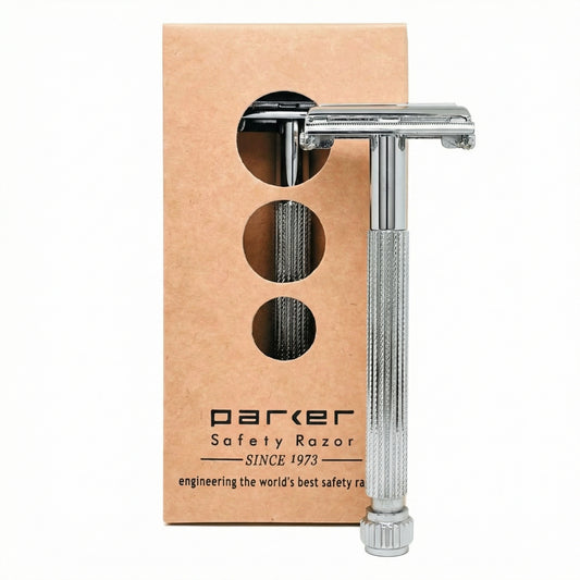 Parker Safety Razor 29l Chrome Butterfly Opening