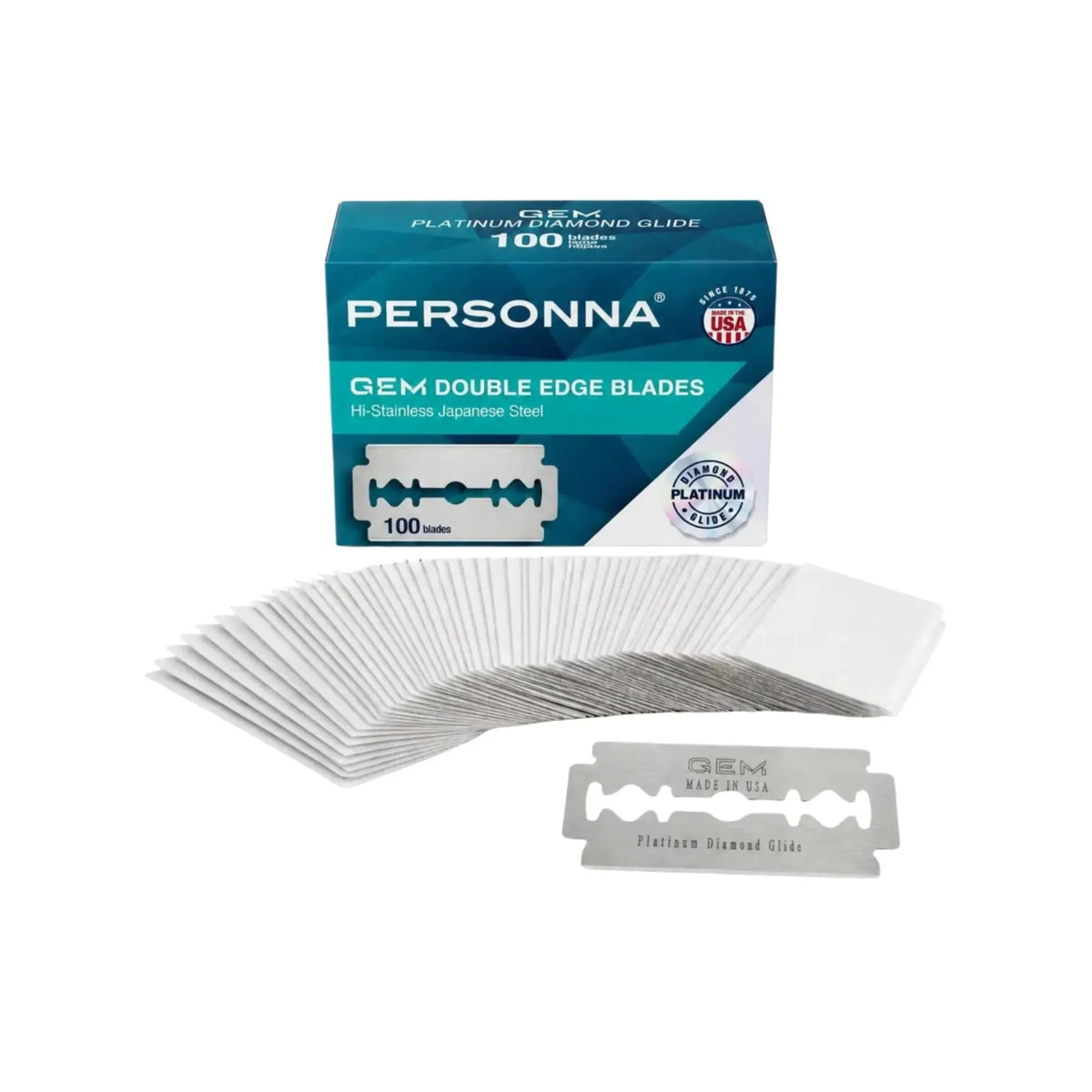 Personna GEM Double Edge Blades 100 CT