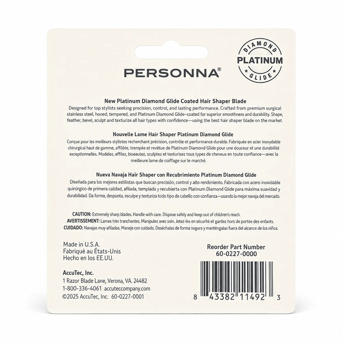 Personna GEM Hair Shaper Blades 10 CT