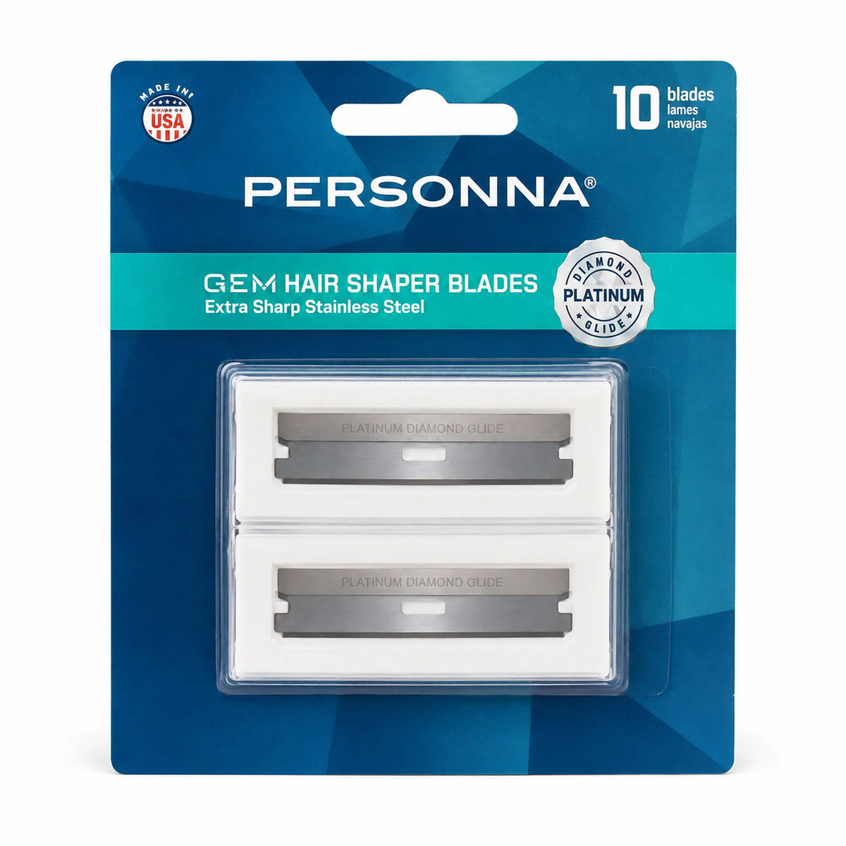 Personna GEM Hair Shaper Blades 10 CT