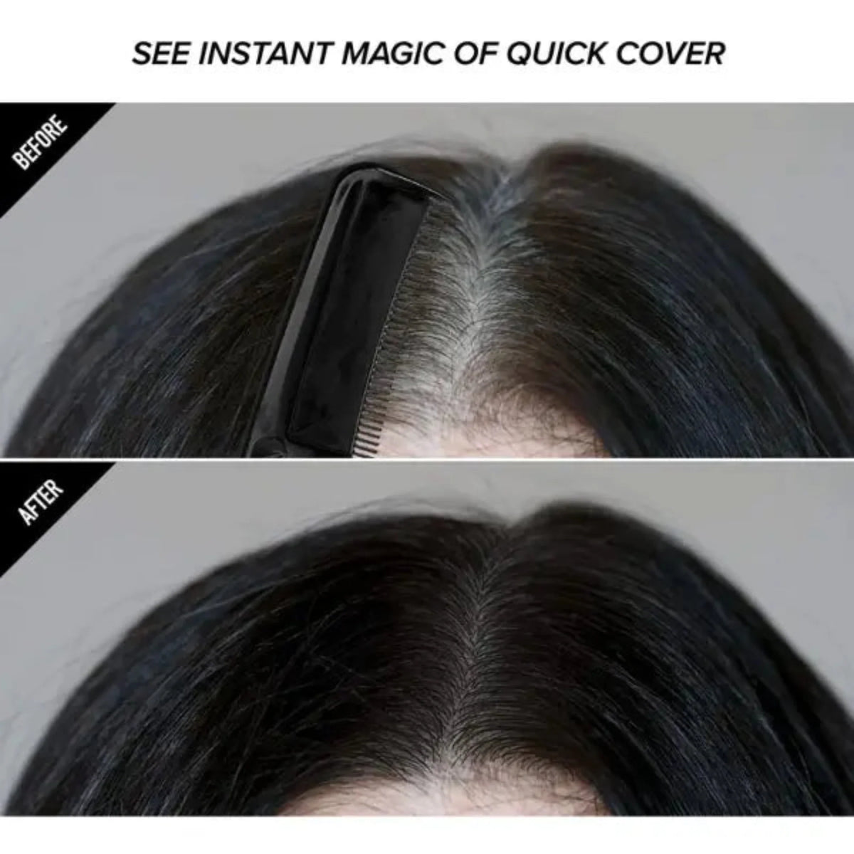 Red by KISS Temporary Comb-On Root touch-Up Black #CGC01