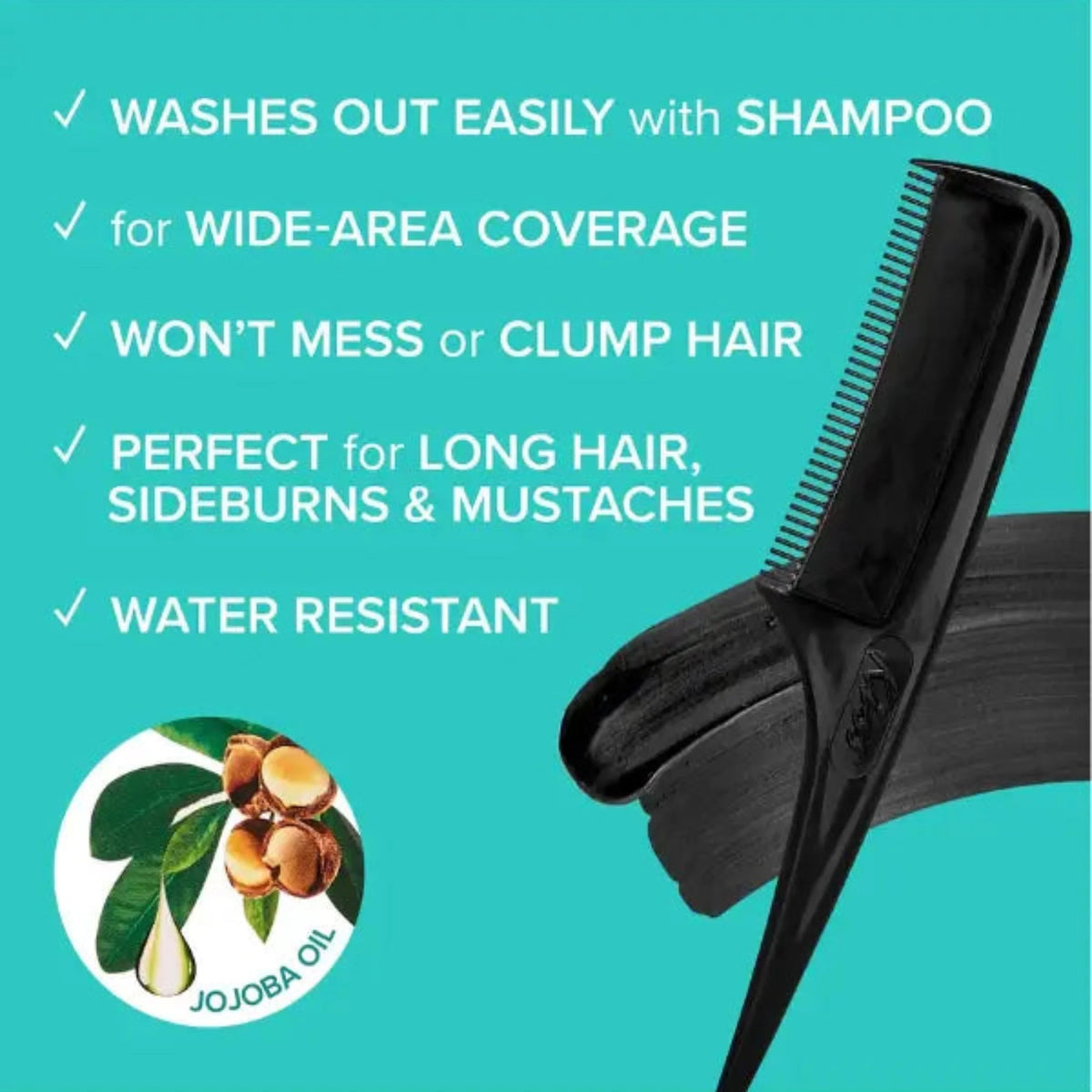 Red by KISS Temporary Comb-On Root touch-Up Black #CGC01