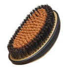 Red Premium Palm Brush Mixed 2 in 1 Medium & Hard Gold Metallic #BR08