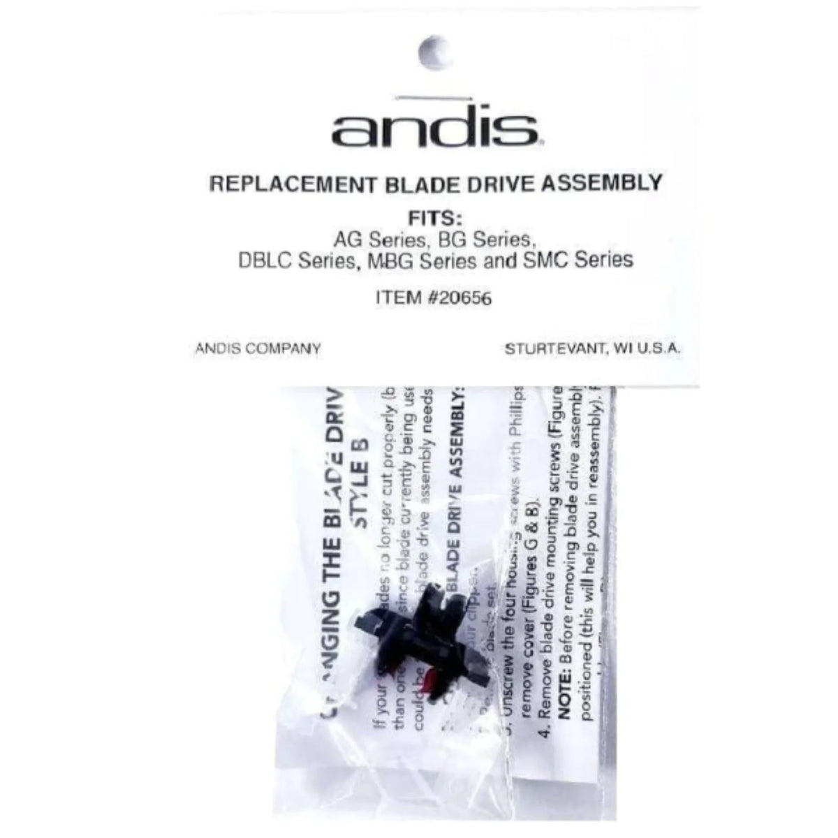 Andis Replacement Blade Drive Assembly #20658/#20659