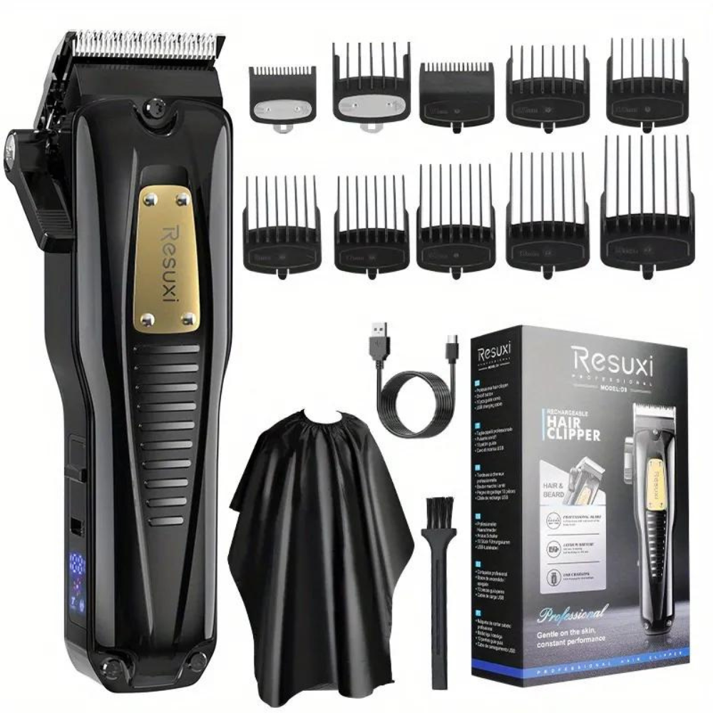 Resuxi Rechargeable Hair Clipper with LED Display