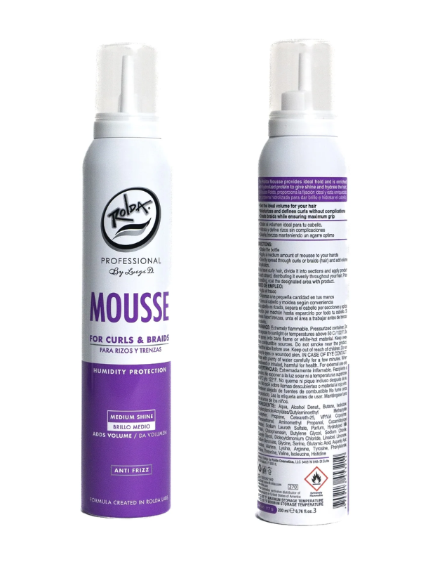 Rolda Curly Hair & Braids Hair Mousse 200ml #453214