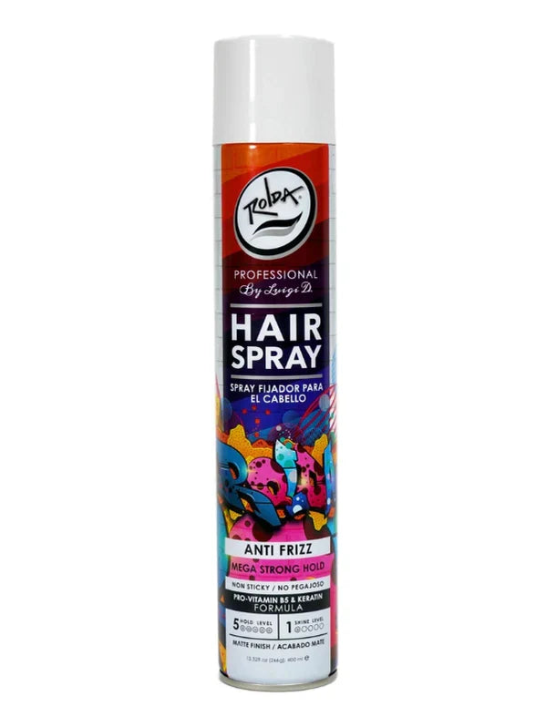 Rolda Anti Frizz Mega Strong Hold Hair Spray 13.52oz #221485