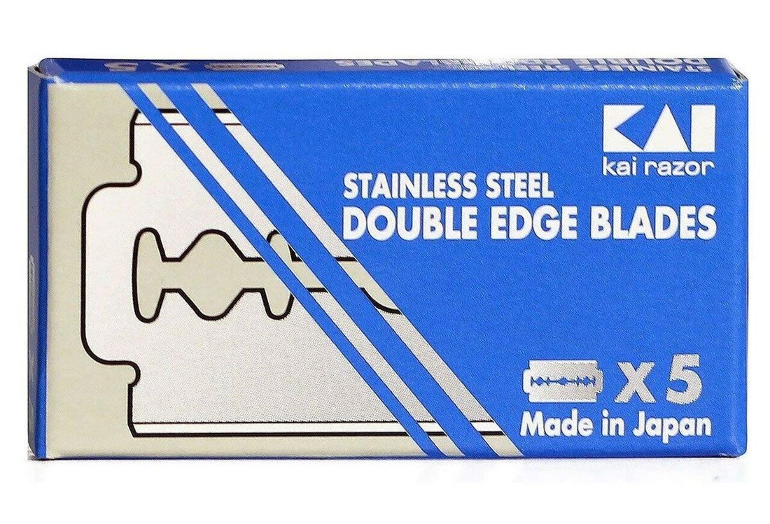 Kai Stainless Steel Double Edge Safety Razor Blade Imported from Japan