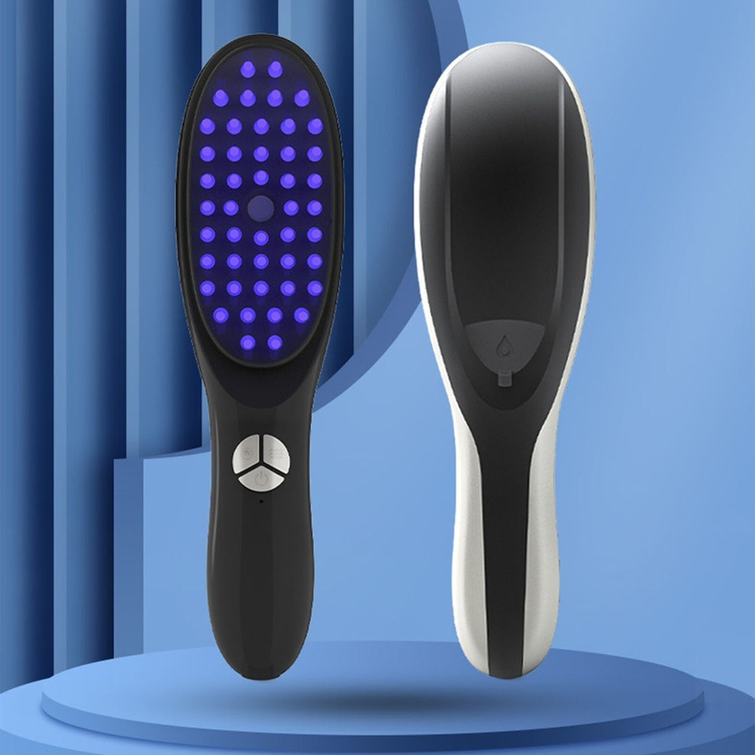Electric Vibration Hair Growth NBHS Comb Massager Red Light Therapy Massage Brush