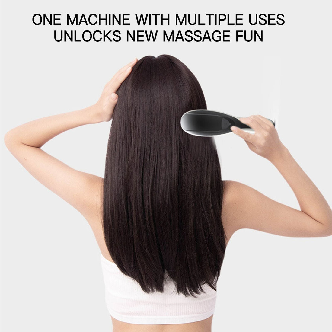 Electric Vibration Hair Growth NBHS Comb Massager Red Light Therapy Massage Brush