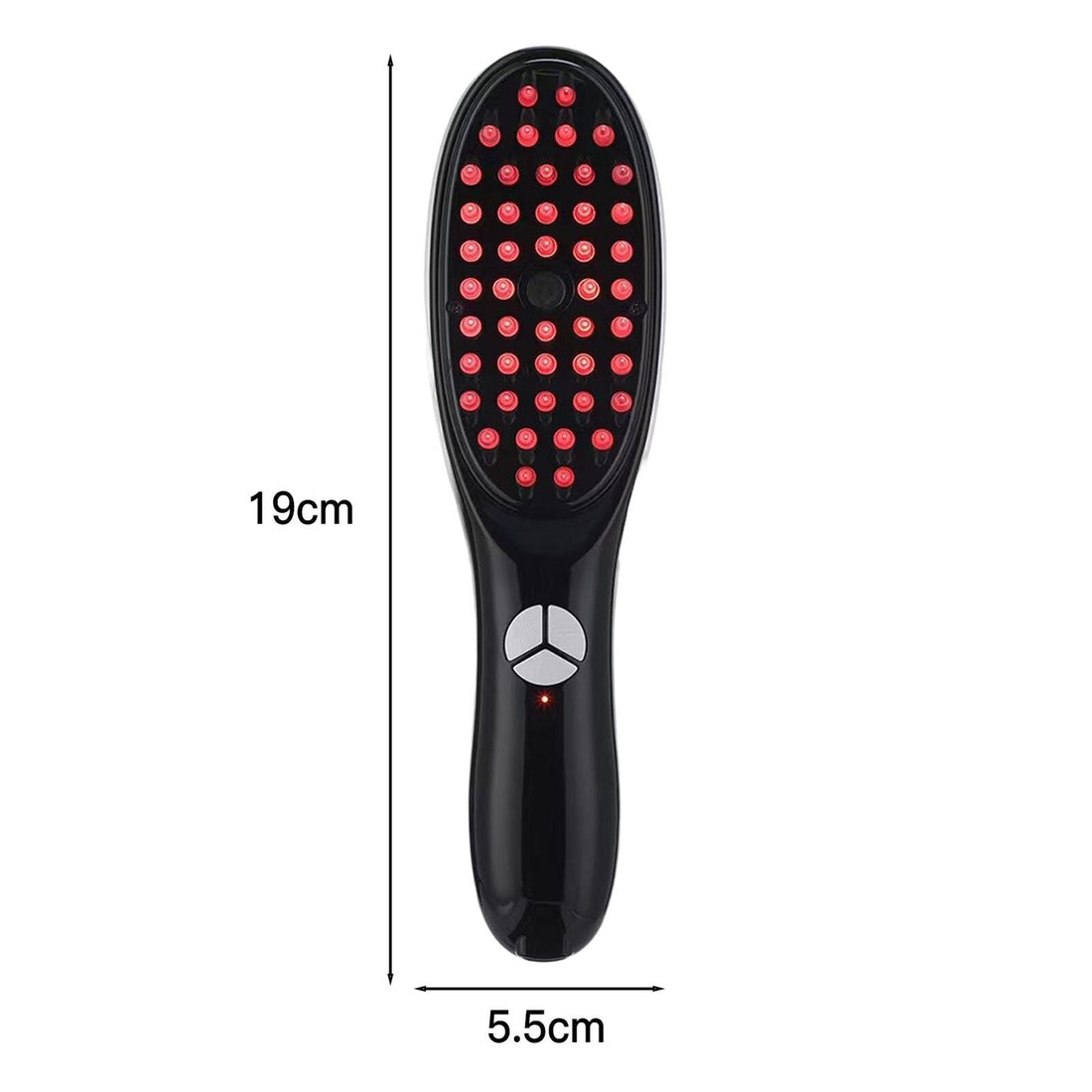 Electric Vibration Hair Growth NBHS Comb Massager Red Light Therapy Massage Brush