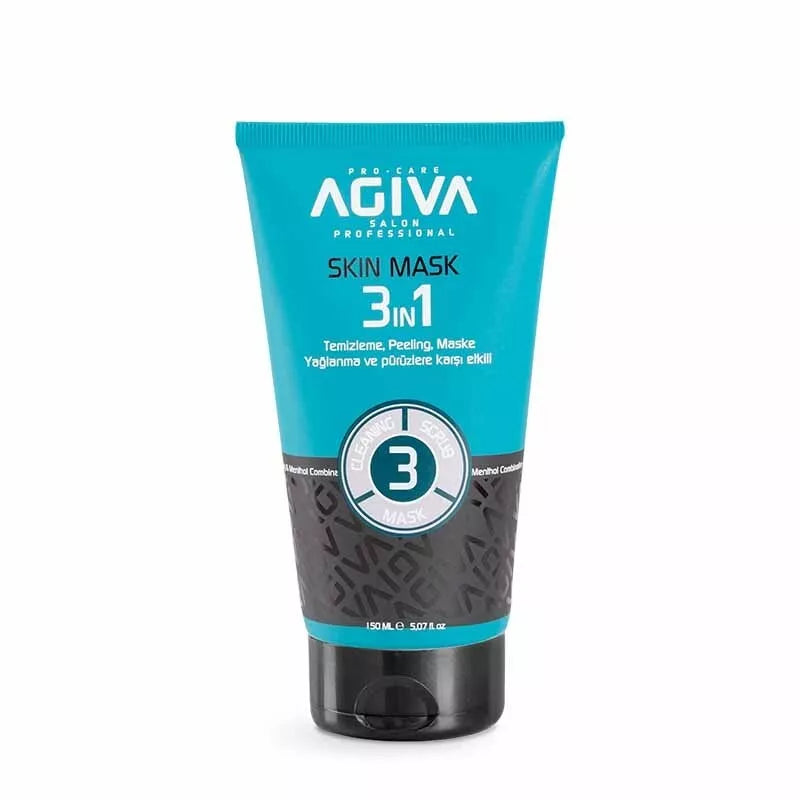 Agiva Skin Mask 3-IN-1 Cleaning – Scrub – Mask 150ml