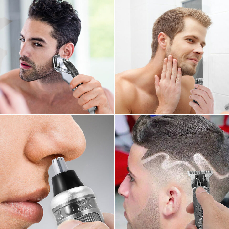 NBHS 3 in 1 Barber Hair Clippers For Men cordless Hair Trimmer