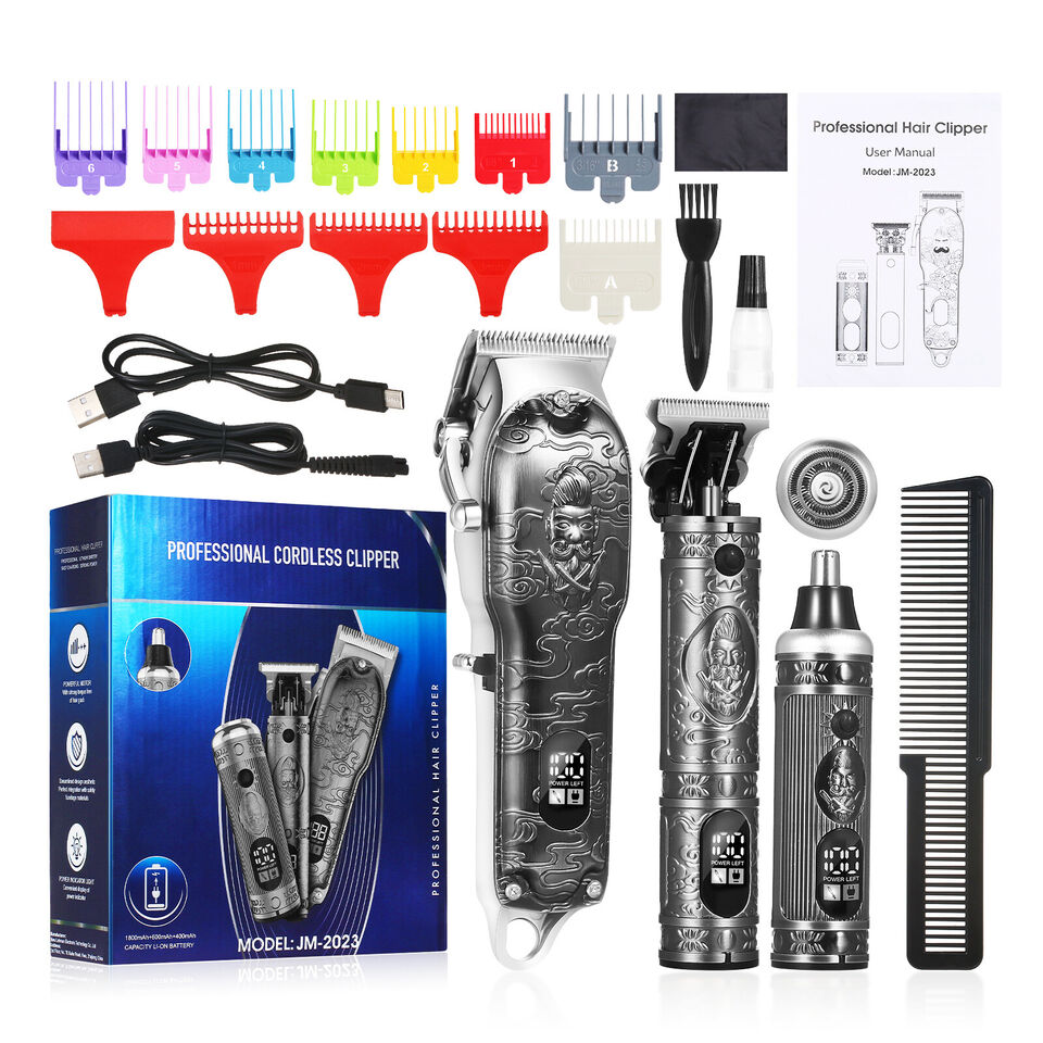 NBHS 3 in 1 Barber Hair Clippers For Men cordless Hair Trimmer