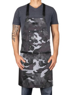 Stylecraft Heavy Weight Waterproof Barber Cutting Apron  "Black Camo"