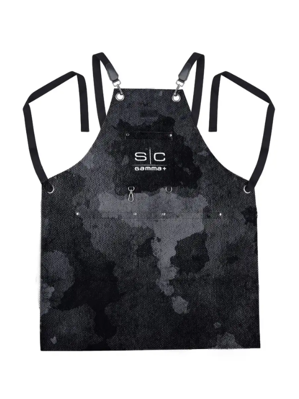 Stylecraft Heavy Weight Waterproof Barber Cutting Apron  "Black Camo"