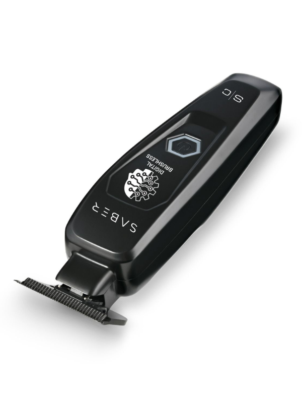 StyleCraft Saber Professional Full Metal Body Digital Brushless Motor Cordless Trimmer Black