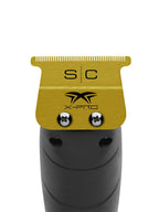StyleCraft X-Pro Fixed Gold Wide Trimmer Blade with DLC Deep Tooth Cutter #SC527GB