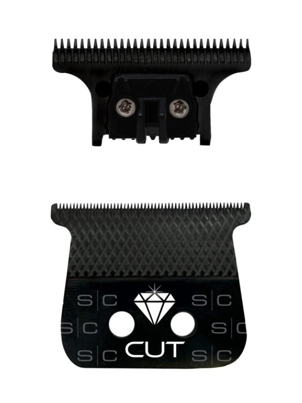 StyleCraft Diamond Cut Fixed Black DLC Hair Trimmer Blade with DLC The One Cutter #SC541B