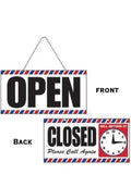 Scalpmaster Open / Closed Sign with Clock #SC-9018