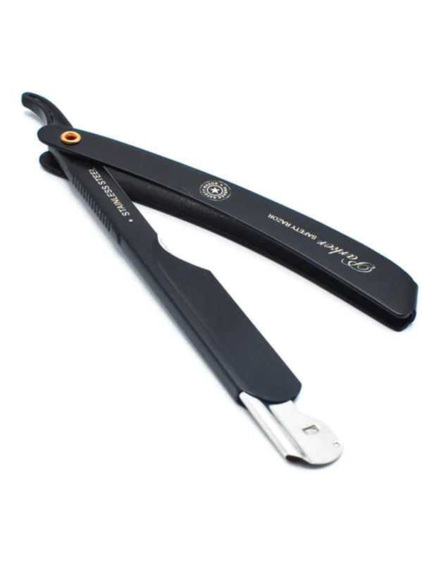Parker Stainless Steel "Black" Adjustable Barber Razor