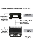 Stylecraft ECHO Black Diamond DLC Blade + DLC Shallow 2.0 Cutter #SC544B