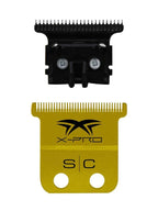 StyleCraft X-Pro Gold Titanium Trimmer Blade with DLC The One Deep Tooth Cutter #SC523GB