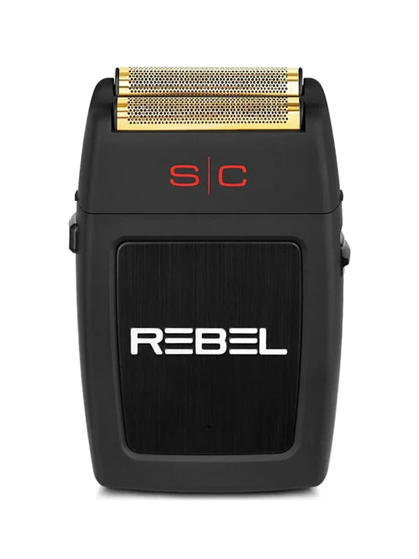 Stylecraft Rebel - Electric Foil Shaver with Super Torque Motor, Gold Titanium Foil Head #SC802B