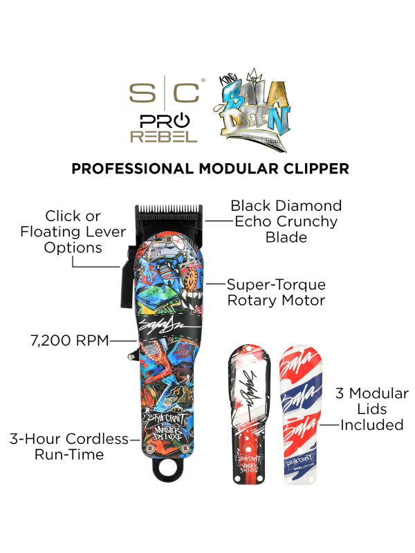 Stylecraft Rebel Cordless Clipper King Saladeen Limited Edition # SC613M