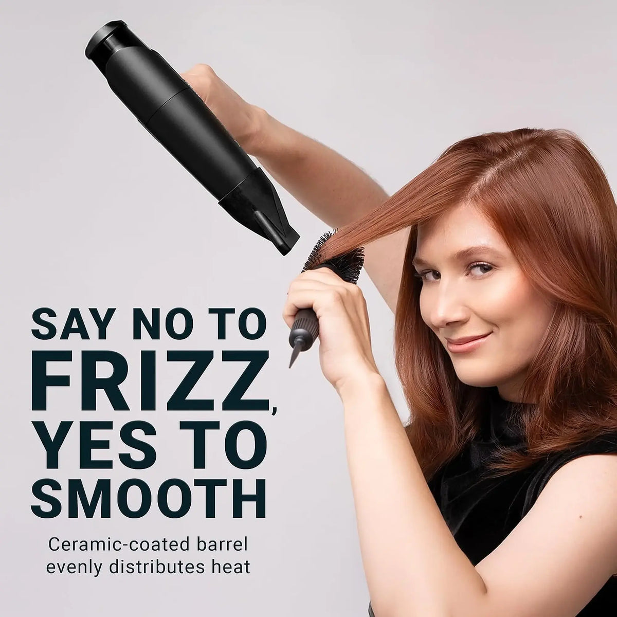StyleCraft NoFrizz Ion-Infused Round Brush 53mm #SCBRUSH53B
