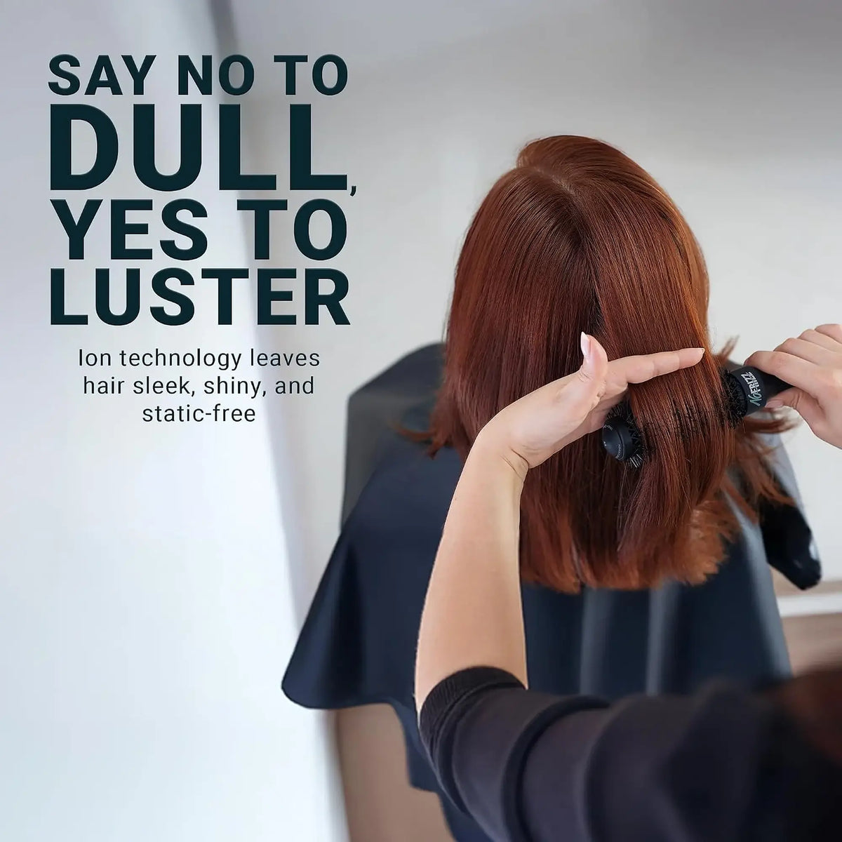 StyleCraft NoFrizz Ion-Infused Round Brush 43mm #SCBRUSH43B