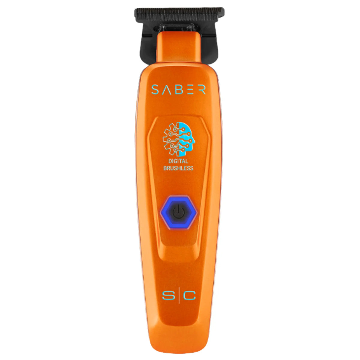 StyleCraft Orange Saber Cordless Trimmer with Digital Brushless Motor