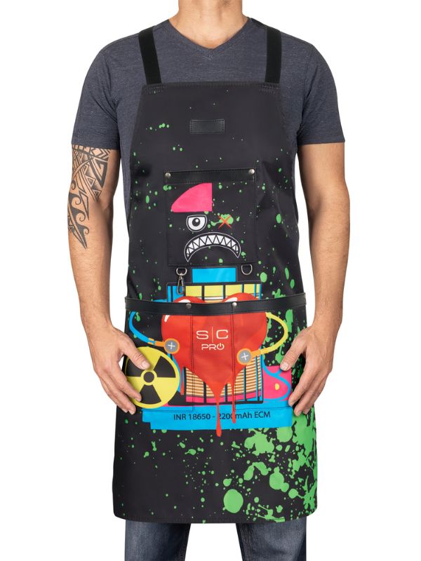 StyleCraft Radioactive Apron - Black #SC338B