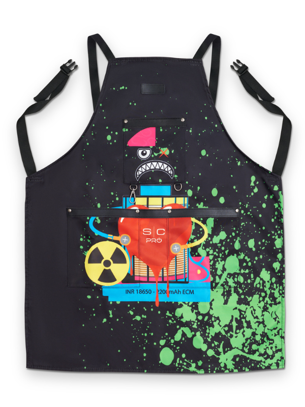 StyleCraft Radioactive Apron - Black #SC338B