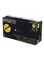 Styletek Deluxe Touch Nitrile Gloves - Black