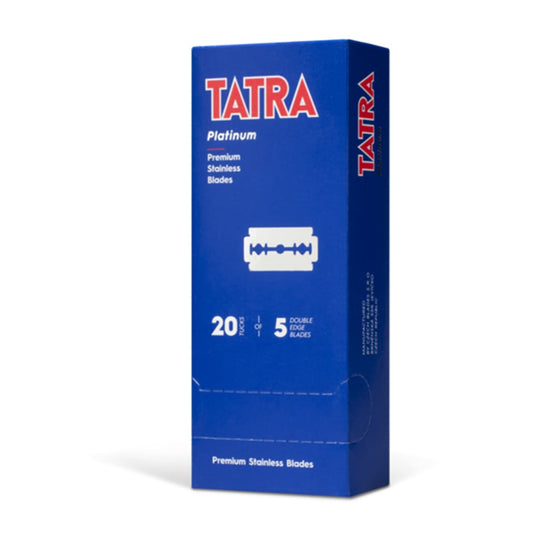 Tatra Stainless Steel Platinum Double Edge Razor Blades