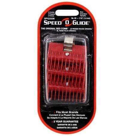 Speed O Guide Universal Clipper Comb Attachment 00 (1/16" / 1.6mm) - 3Pack