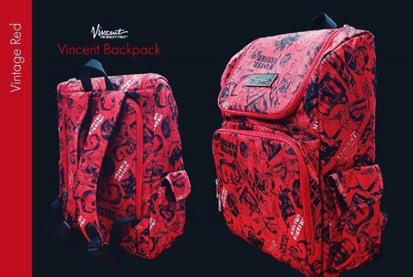Vincent Backpack - Vintage Red #VT10301