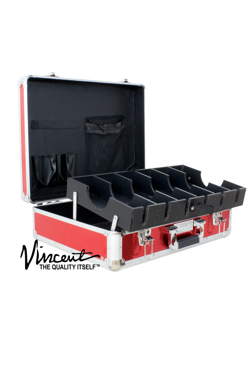 Vincent Barber Master Case Large Red #VT10142-RD