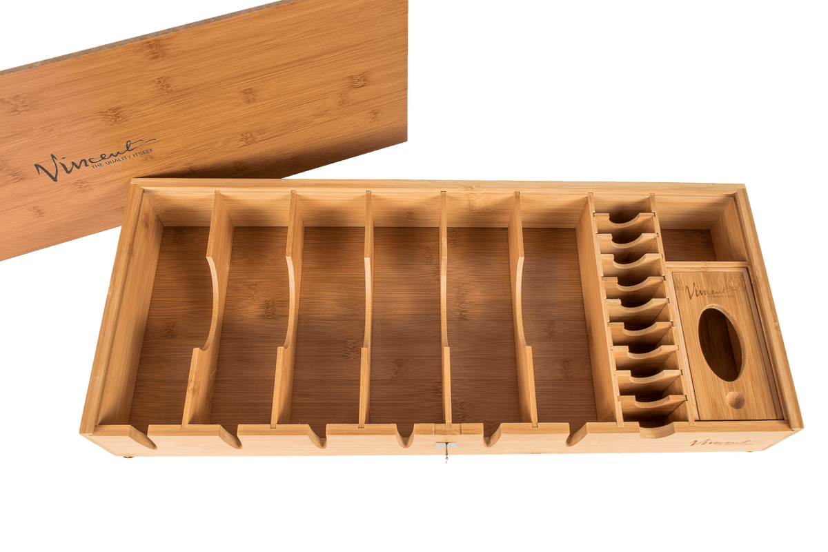 Vincent Bamboo Counter Top Tray "Natural Brown"