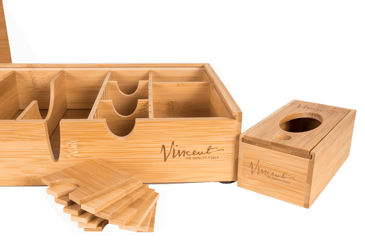 Vincent Bamboo Counter Top Tray "Natural Brown"